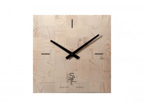 Часы настенные SLT 5196 CHESS WHITE WOOD в Хандыге - handyga.mebel-nsk.ru | фото