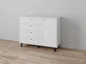Комод «Катрин-13» (белый/белый снег) в Хандыге - handyga.mebel-nsk.ru | фото