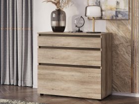 Комод КМ-01 Энигма (венге/дуб каньон) в Хандыге - handyga.mebel-nsk.ru | фото