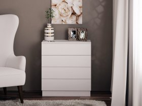 Комод Км010 (белый) в Хандыге - handyga.mebel-nsk.ru | фото