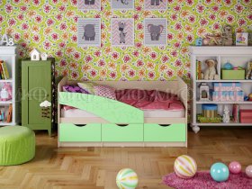 Кровать детская Бабочки 1,8 м в Хандыге - handyga.mebel-nsk.ru | фото