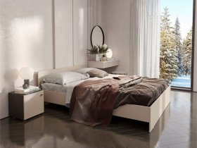 Кровать двухспальная 1,6м Гиза в Хандыге - handyga.mebel-nsk.ru | фото