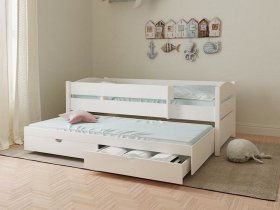 Кровать двухуровневая с ящиками «Лапландия» в Хандыге - handyga.mebel-nsk.ru | фото