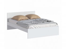 Кровать двуспальная 1,4м Бруклин СБ-3353 (белый) в Хандыге - handyga.mebel-nsk.ru | фото