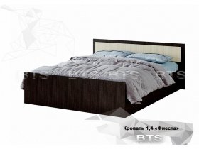 Кровать двуспальная 1,4м Фиеста (BTS) в Хандыге - handyga.mebel-nsk.ru | фото
