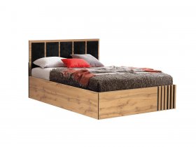Кровать двуспальная с подъем. мех. 1,6 м Либерти 51.20 в Хандыге - handyga.mebel-nsk.ru | фото