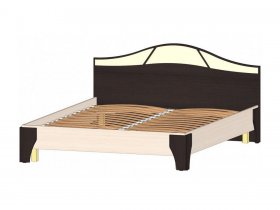 Кровать двуспальная 1,6 м Верона (Линаура) в Хандыге - handyga.mebel-nsk.ru | фото