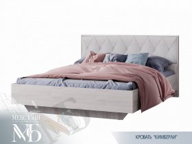 Кровать двуспальная 1,6м Кимберли КР-13 в Хандыге - handyga.mebel-nsk.ru | фото