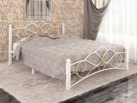 Кровать двуспальная Гарда-3 на металлокаркасе 1,4 м в Хандыге - handyga.mebel-nsk.ru | фото
