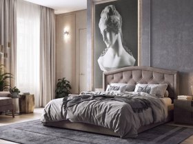 Кровать двуспальная 1,8м Верона-2 в Хандыге - handyga.mebel-nsk.ru | фото