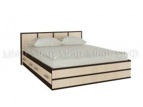 Кровать двуспальная Сакура 1,4 м в Хандыге - handyga.mebel-nsk.ru | фото