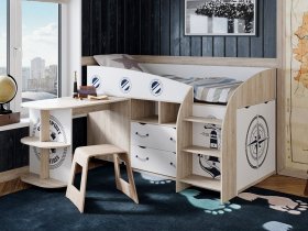 Кровать комбинированная «Немо» в Хандыге - handyga.mebel-nsk.ru | фото