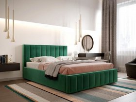 Кровать мягкая 1,4 Вена стандарт, вар.1 в Хандыге - handyga.mebel-nsk.ru | фото