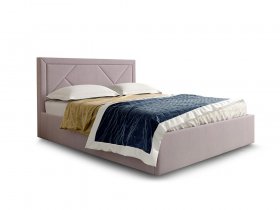 Кровать мягкая 1,6 Сиеста стандарт, вар.1 в Хандыге - handyga.mebel-nsk.ru | фото