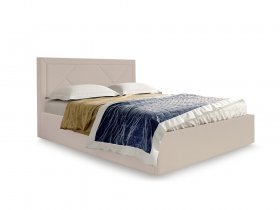Кровать мягкая 1,6 Сиеста стандарт, вар.2 в Хандыге - handyga.mebel-nsk.ru | фото