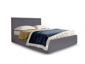 Кровать мягкая 1,6 Сиеста стандарт, вар.3 в Хандыге - handyga.mebel-nsk.ru | фото