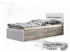 Кровать односпальная Наоми КР-12 в Хандыге - handyga.mebel-nsk.ru | фото
