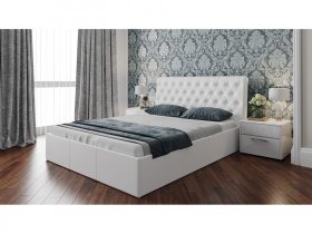 Кровать двуспальная 1,6 м Скарлет тип 1 в Хандыге - handyga.mebel-nsk.ru | фото