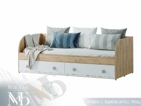 Кровать с ящиками Тренд КР-01 в Хандыге - handyga.mebel-nsk.ru | фото