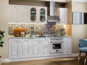 Кухонный гарнитур Лиза-2 (белый) в Хандыге - handyga.mebel-nsk.ru | фото