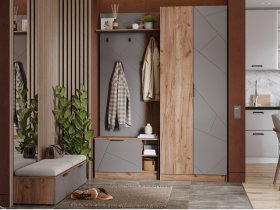 Модульная прихожая Орегон в Хандыге - handyga.mebel-nsk.ru | фото