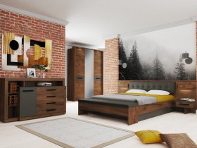 Модульная спальня Глазго в Хандыге - handyga.mebel-nsk.ru | фото