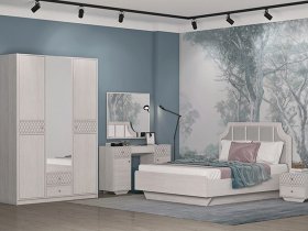 Модульная спальня Лоренцо в Хандыге - handyga.mebel-nsk.ru | фото