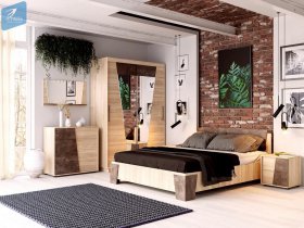 Модульная спальня Санремо в Хандыге - handyga.mebel-nsk.ru | фото