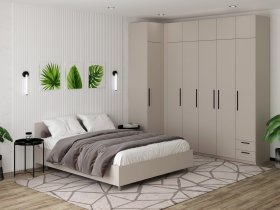Модульная спальня «Верона» (сатин) в Хандыге - handyga.mebel-nsk.ru | фото