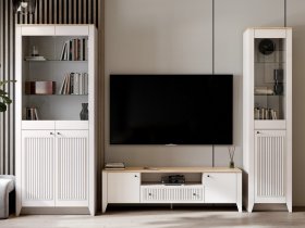 Модульная стенка Валенсия в Хандыге - handyga.mebel-nsk.ru | фото