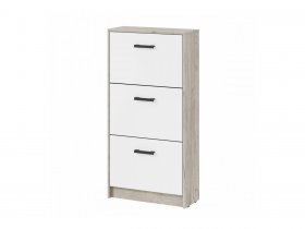 Обувница ОБ-2 Вега (дуб крафт серый/белый) в Хандыге - handyga.mebel-nsk.ru | фото