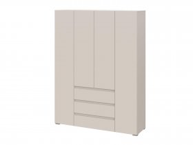 Шкаф четырехстворчатый с ящиками Люмо ШК-05 в Хандыге - handyga.mebel-nsk.ru | фото