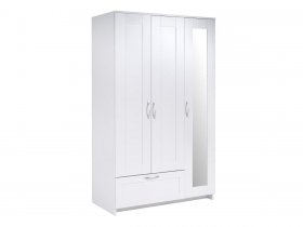 Шкаф комби 3 двери и 1 ящик Сириус в Хандыге - handyga.mebel-nsk.ru | фото