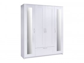Шкаф комби 4 двери и 1 ящик Сириус в Хандыге - handyga.mebel-nsk.ru | фото