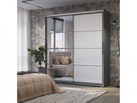 Шкаф-купе Крафт-6 (графит) в Хандыге - handyga.mebel-nsk.ru | фото