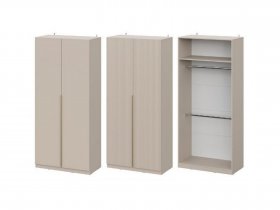 Шкаф ШК-100 Эккервуд (меланж) в Хандыге - handyga.mebel-nsk.ru | фото