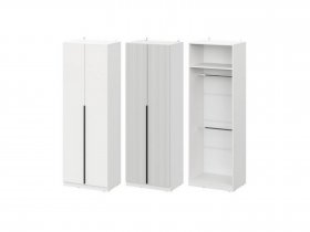 Шкаф ШК-75 Эккервуд (белый) в Хандыге - handyga.mebel-nsk.ru | фото