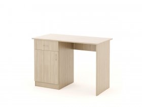 Стол письменный СП-01 (Биг) ясень шимо светлый в Хандыге - handyga.mebel-nsk.ru | фото
