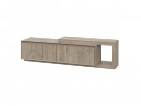 Тумба под ТВ 22 J-Э Этна (дуб эндгрей) в Хандыге - handyga.mebel-nsk.ru | фото
