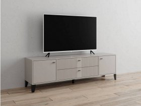 Тумба под ТВ Парус-10 (кашемир/сантьяго софт) в Хандыге - handyga.mebel-nsk.ru | фото