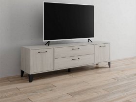 Тумба под ТВ Парус-13 (ясень анкор светлый) в Хандыге - handyga.mebel-nsk.ru | фото